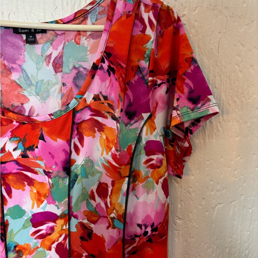 Sami & Jo Colorful Floral Maxi Dress - Picture 4 of 12